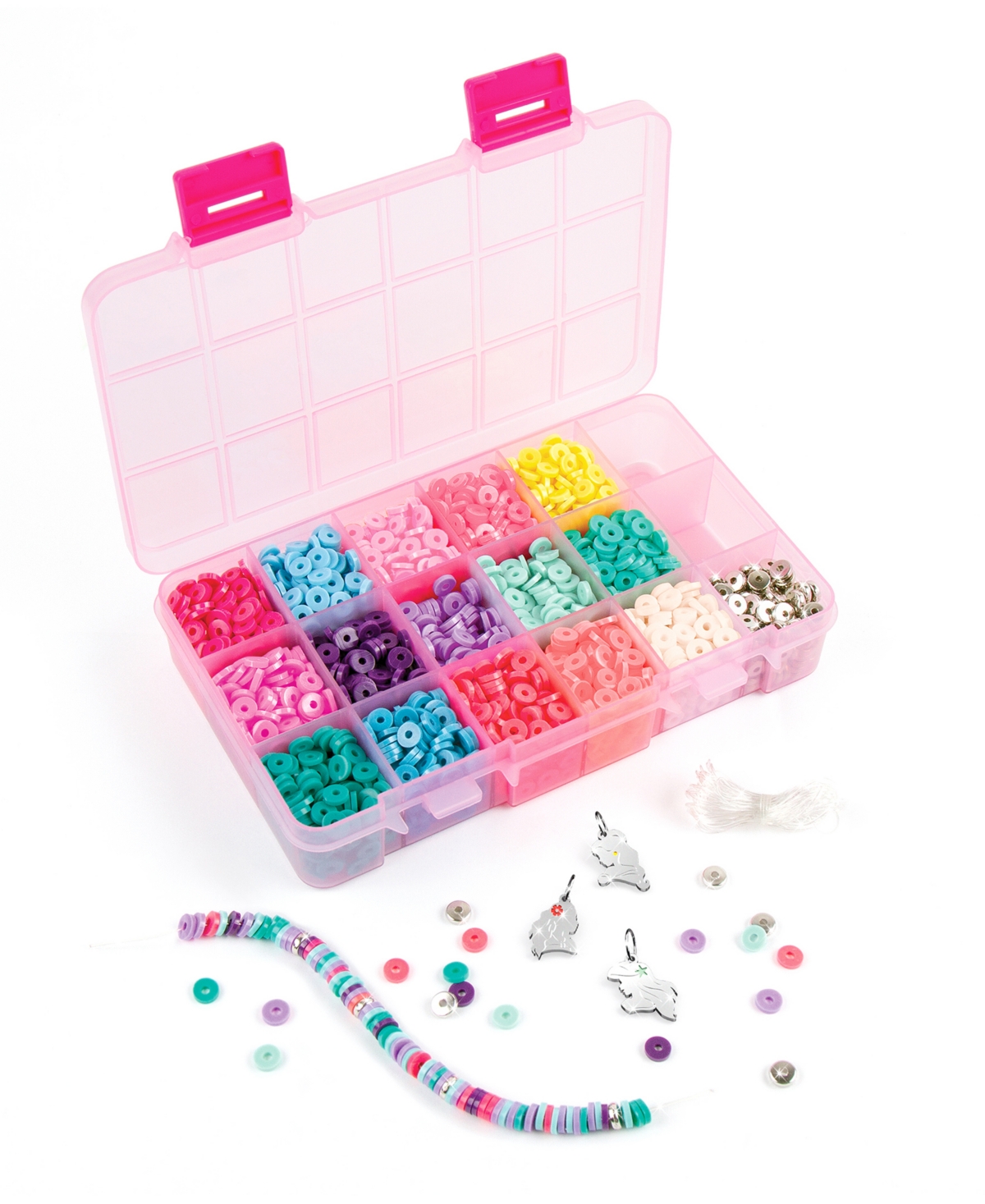 Make It Real Kids' Disney Princess Moana Royal Rounds Heishi Beads In Multi