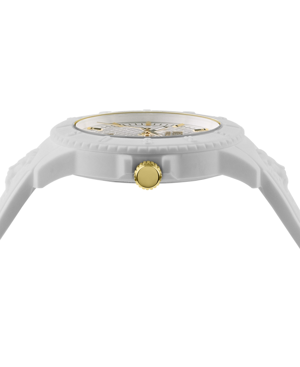 Versus Versace Men's 3 Hand Date Quartz TokyoSilicone Watch, 43mm - White