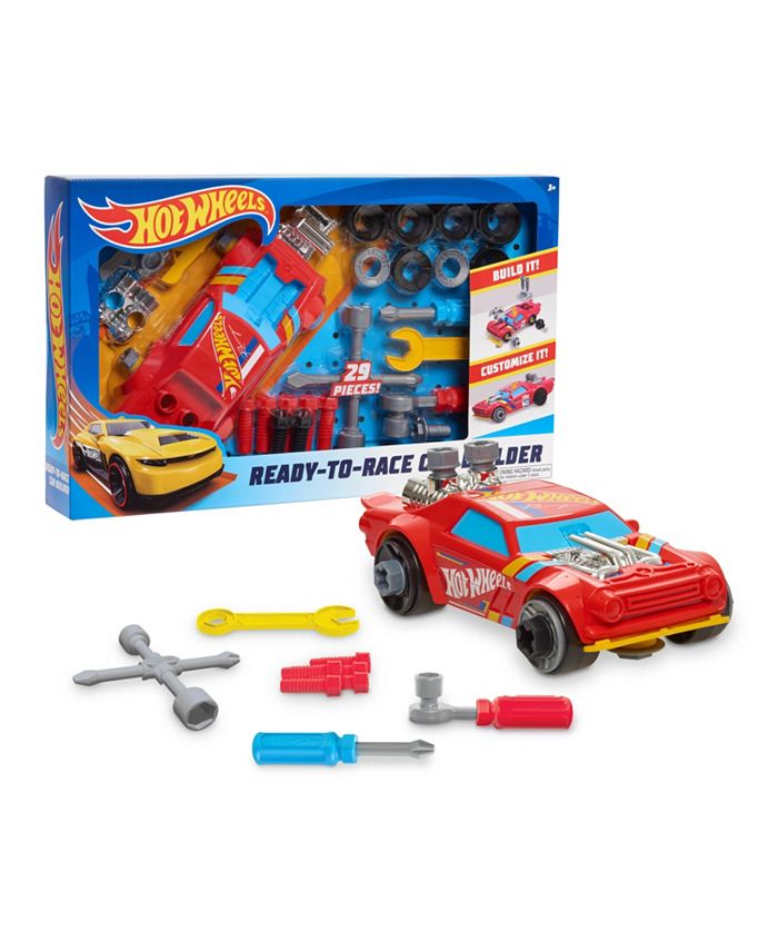Hot Wheels Ready to Race Car Builder 29 Pieces Macy s