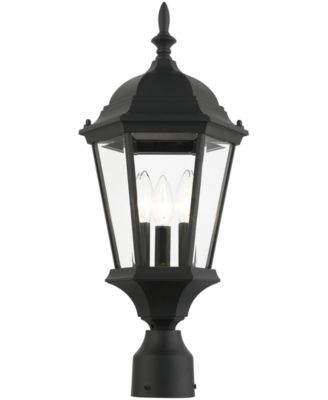 Hamilton 3 Light Outdoor Post Top Lantern