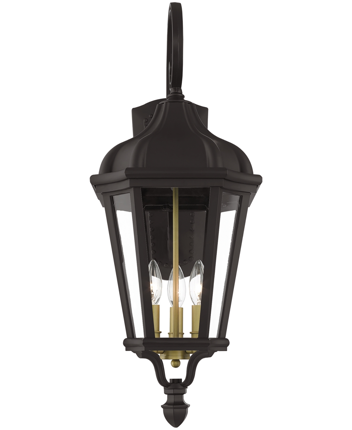 Livex Morgan 3 Light Outdoor Wall Lantern