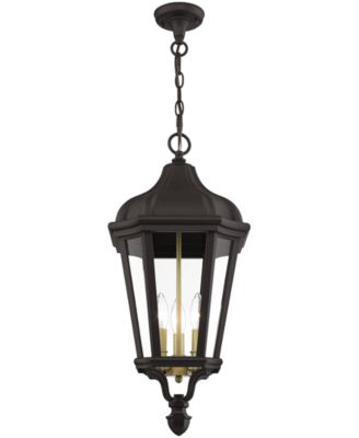 Morgan 3 Light Outdoor Pendant Lantern