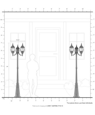 Frontenac 3 Light Outdoor Post Light