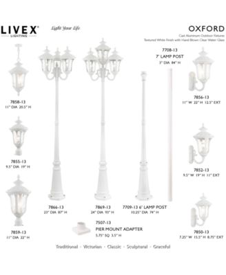 Oxford 3 Light Outdoor Wall Lantern