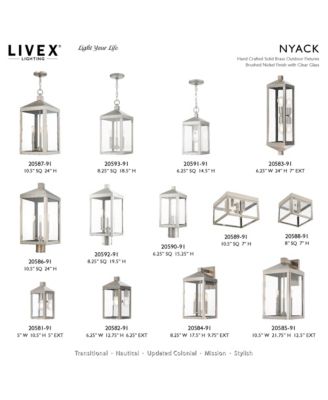 Nyack 1 Light Outdoor Pendant Lantern