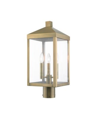 Nyack 3 Light Outdoor Post Top Lantern