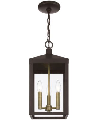 Nyack 3 Light Outdoor Pendant Lantern