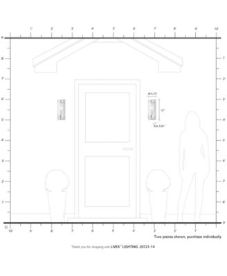 Hillcrest 1 Light Outdoor ADA Wall Lantern