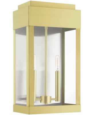 York 2 Light Outdoor Wall Lantern