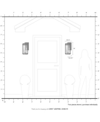Sheridan 2 Light Outdoor Wall Lantern