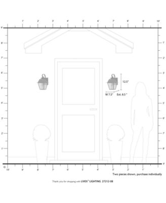 Wentworth 1 Light Outdoor Small Wall Lantern