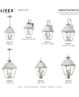 Wentworth 2 Light Outdoor Medium Wall Lantern
