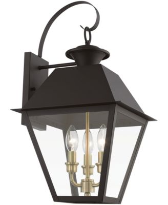 Wentworth 3 Light Outdoor Large Wall Lantern