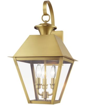 Wentworth 3 Light Outdoor Large Wall Lantern