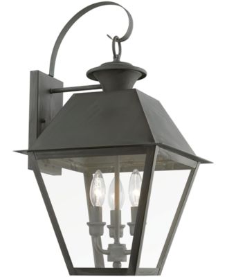 Wentworth 3 Light Outdoor Large Wall Lantern