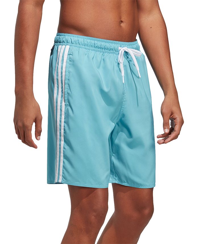 adidas Men's 3Stripes Classics 9" Swim Shorts Macy's