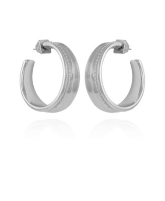 Chunky Open Hoop Earrings