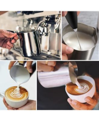 Frothing Pitcher Milk Frother Cup - Easy to Read Measurements