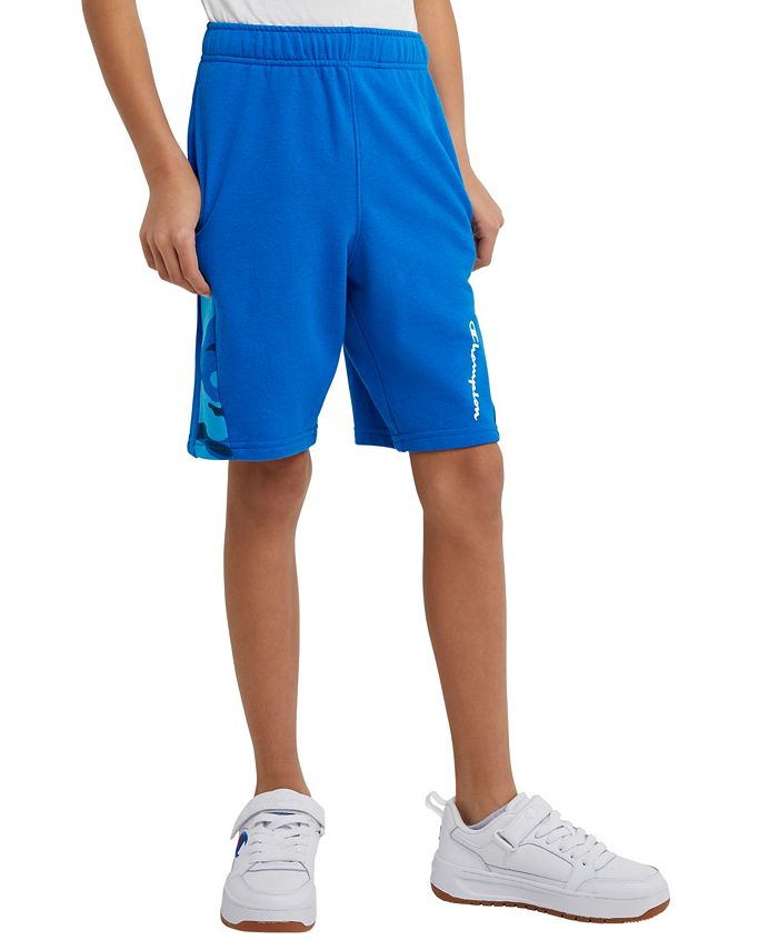 Champion Big Boys Terry Shorts with Camo Print - Macy's