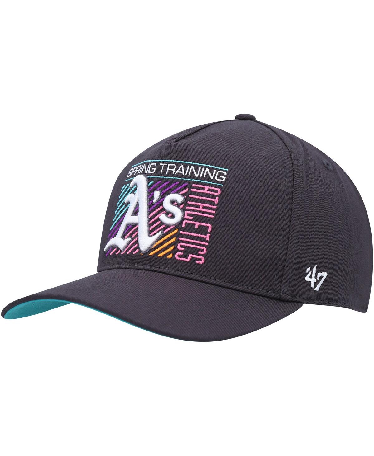 47 Brand Men's ' Charcoal Oakland Athletics 2023 Spring Training Reflex Hitch Snapback Hat