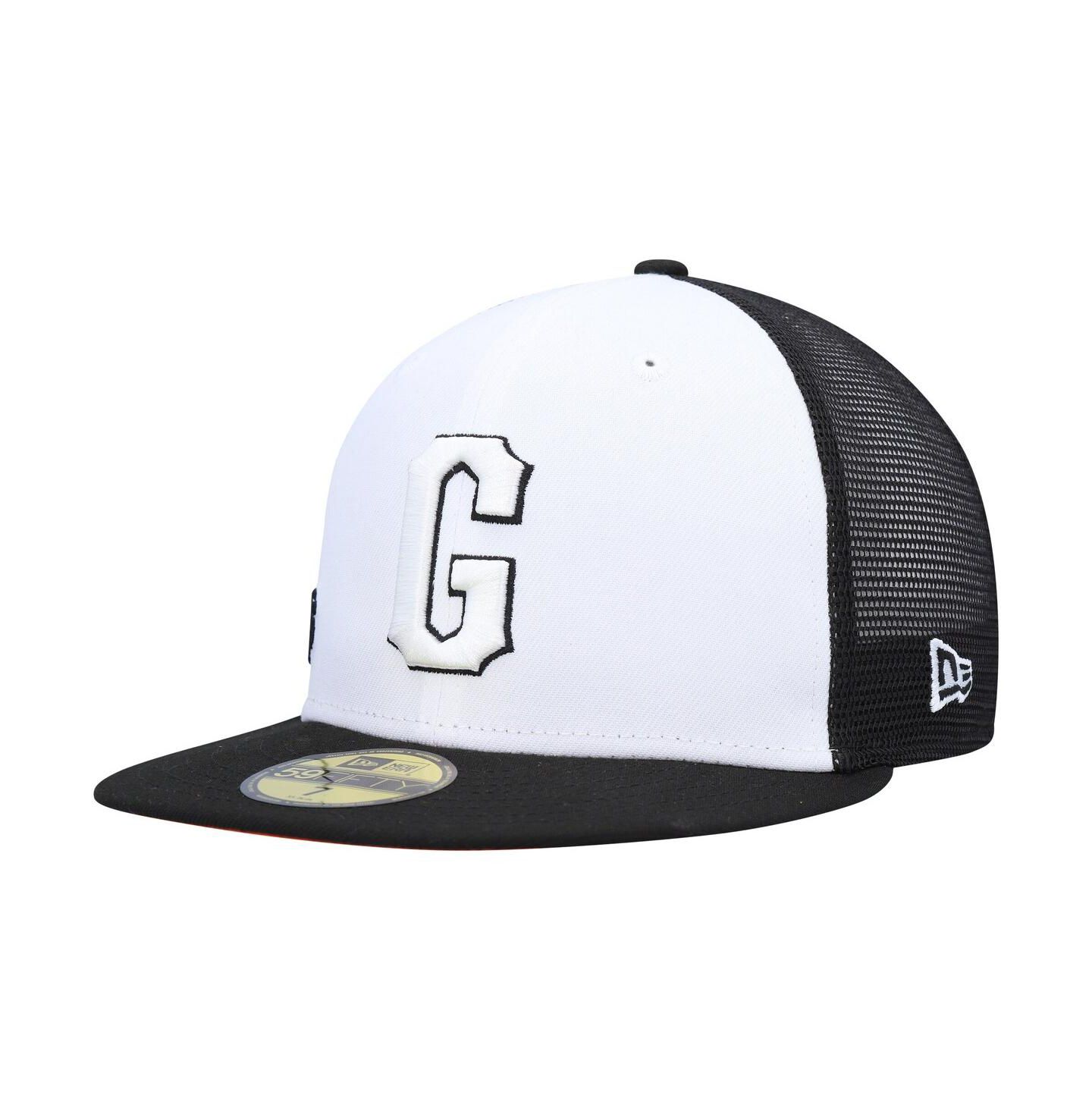 Мужская кепка New Era White, Black San Francisco Giants 2023 On-Field Batting Practice 59FIFTY Fitted Hat — фото 1