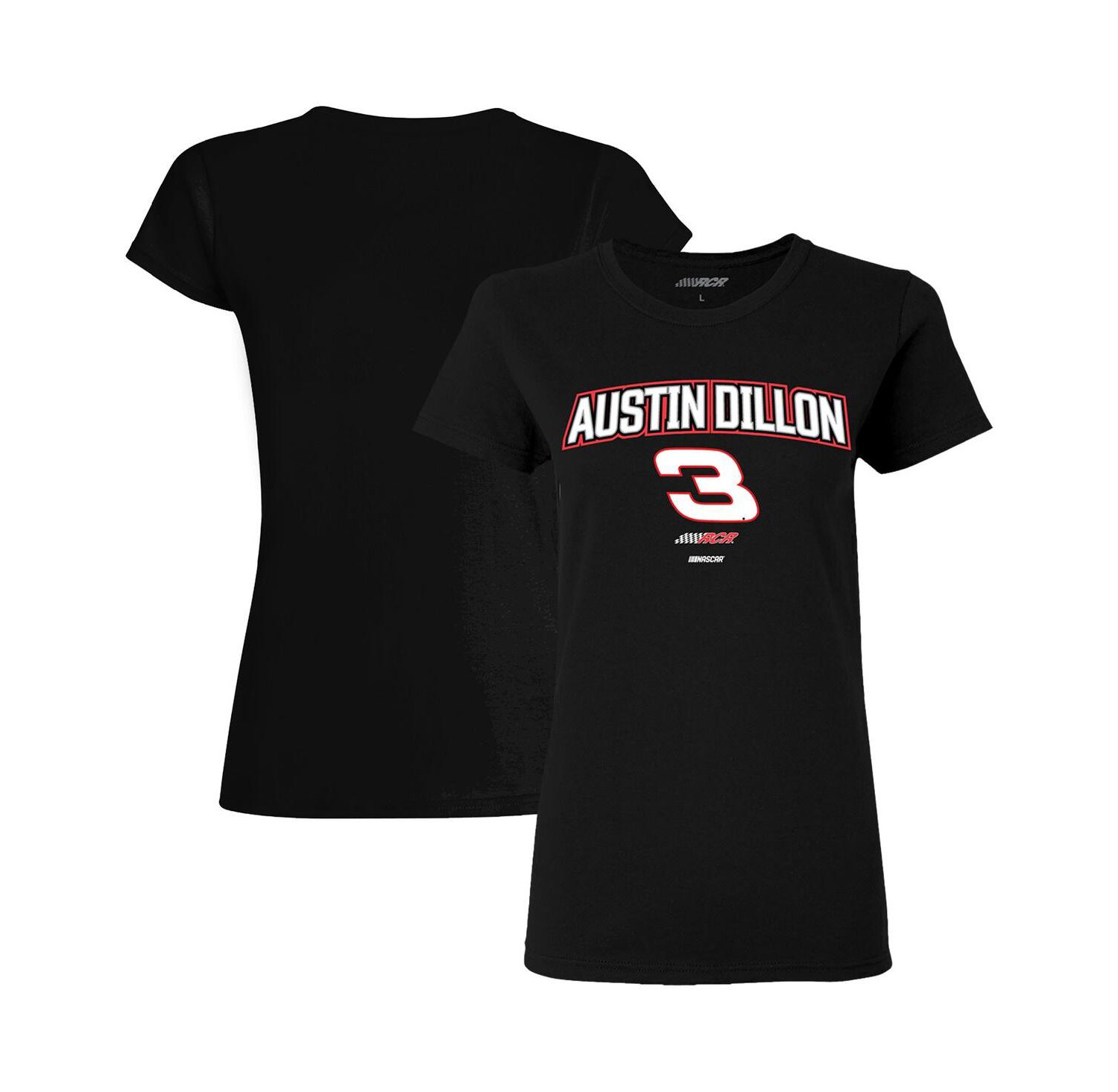 Women's Black Austin Dillon Car T-shirt