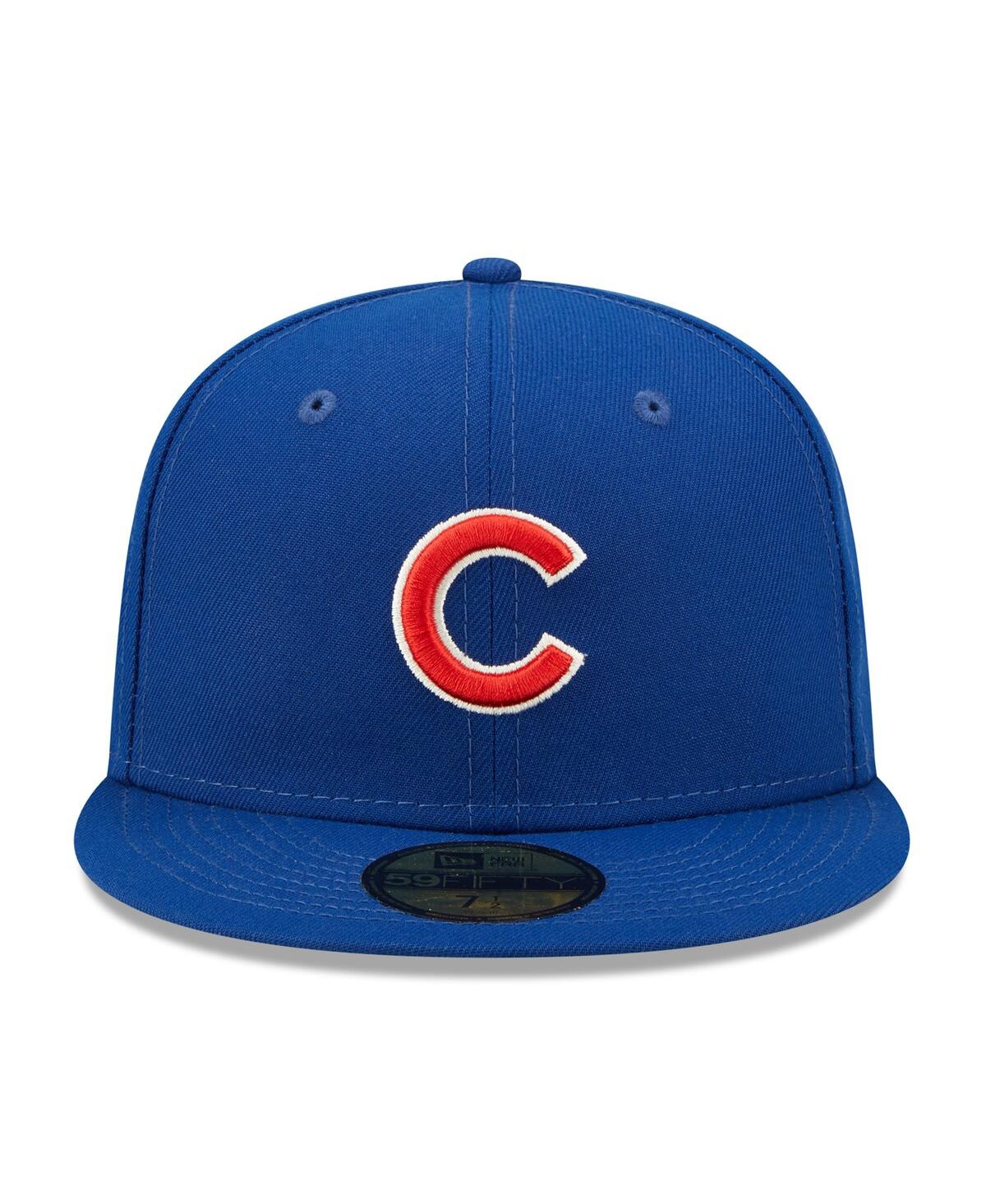 Men's New EraChicago Cubs 2016 World Series Champions Citrus Pop Uv 59FIFTY Fitted Hat - Royal