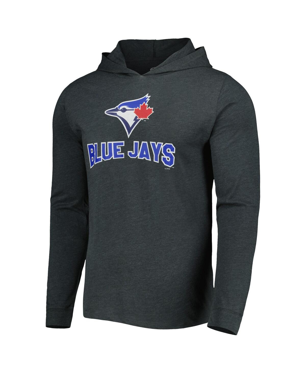 Men's Concepts Sport Heather Charcoal Toronto Blue Jays Meter Hoodie and Joggers Set - Heather Charcoal