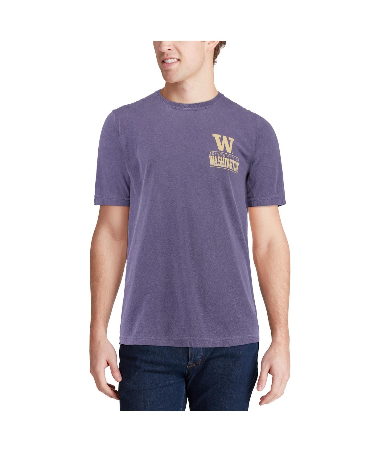 Shop Image One Men's Purple Washington Huskies Comfort Colors Campus Icon T-shirt