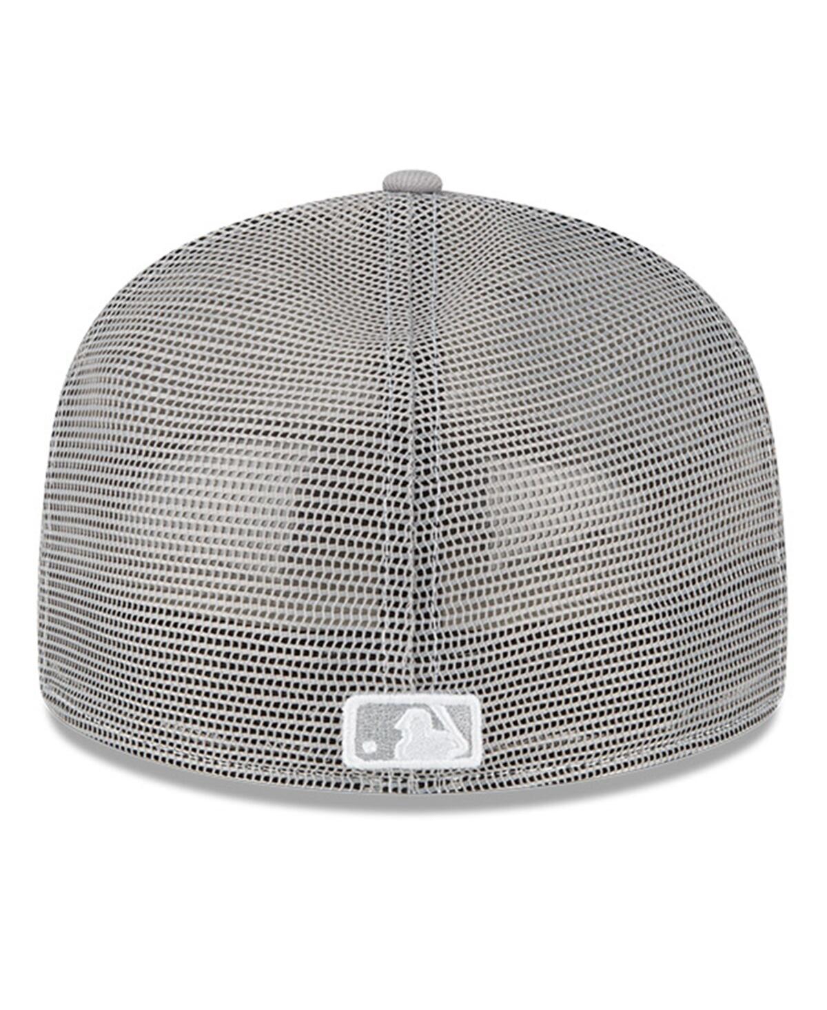 Men's New EraNew York Mets 2023 On-Field Batting Practice 59FIFTY Fitted Hat - Gray