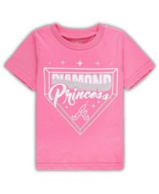 Pro Standard Men's Blue, Pink Atlanta Braves Ombre T-shirt - Macy's