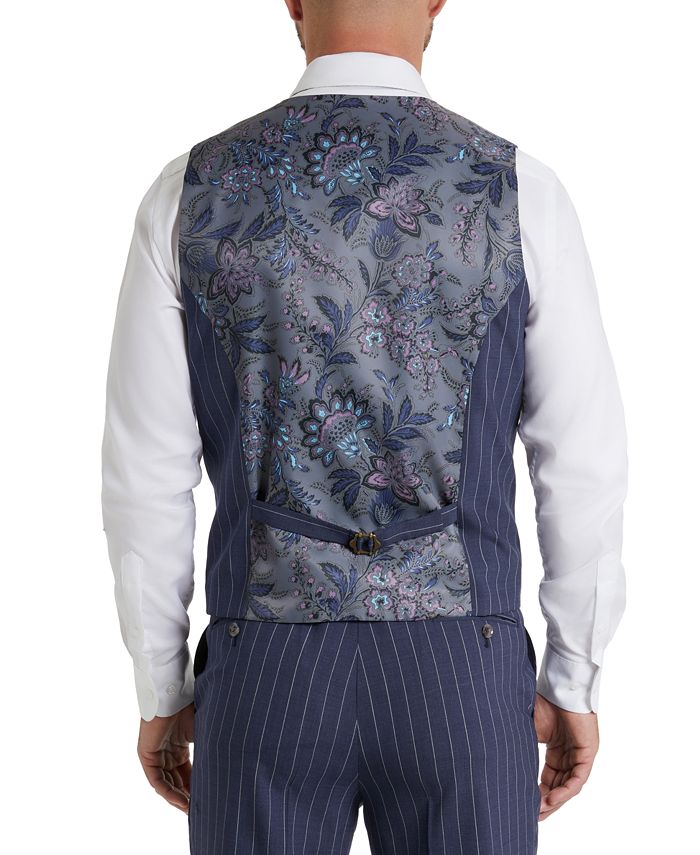 Tayion Collection Men's Classic-Fit Pinstripe Suit Vest - Macy's