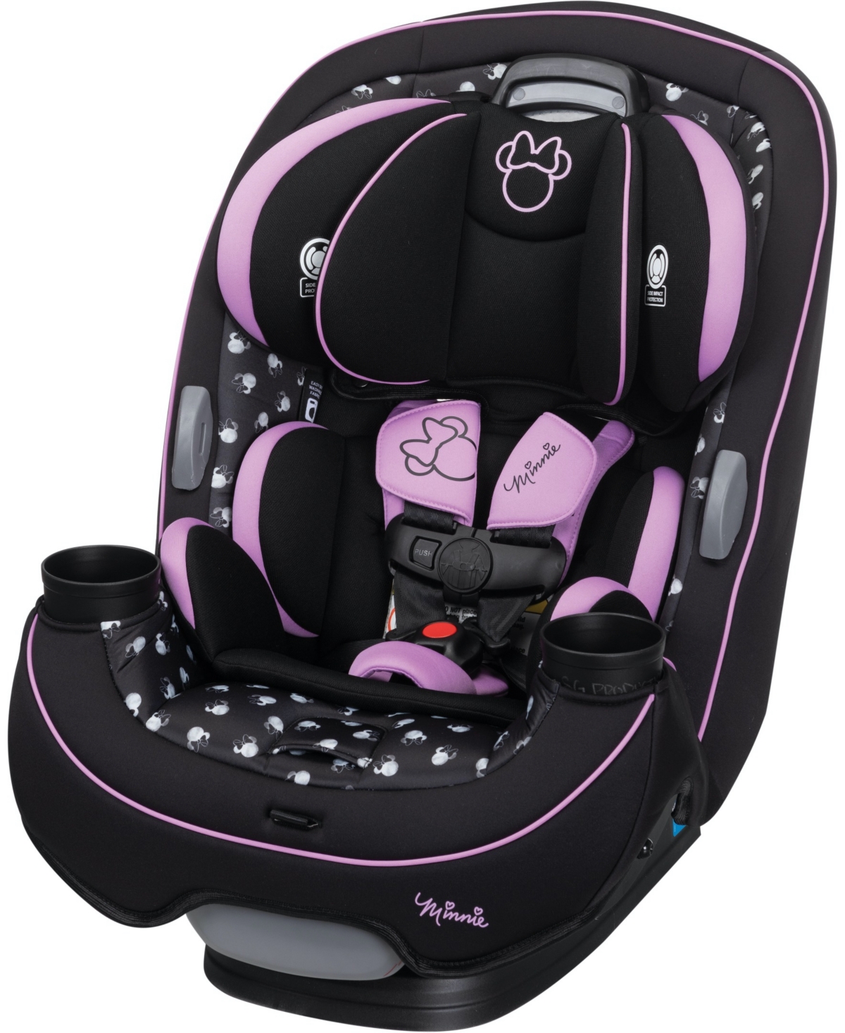 Disney Baby Grow And Go 3-in-1 Convertible One-hand Adjust Car Seat In Midnight Minnie