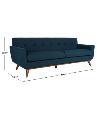 Opal 90" Linen Tufted Sofa