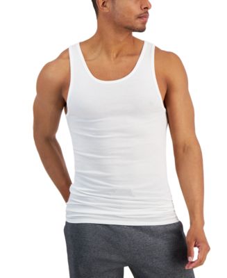 Alfani Men s 4 Pk. Regular Fit Solid Tanks Created for Macy s Macy s