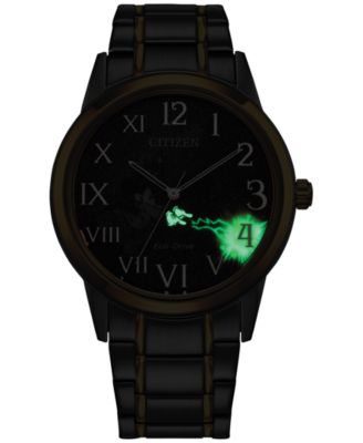 Eco-Drive Men's Apprentice Sorcerer Mickey Two-Tone Stainless Steel Bracelet Watch 40mm