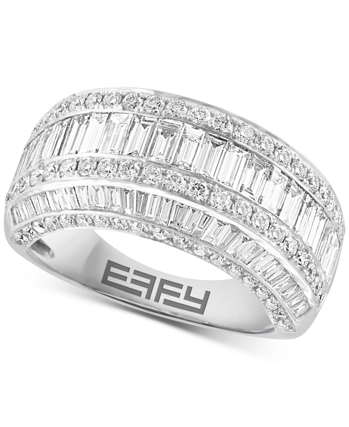 Effy Collection Effy Limited Edition Diamond Baguette Ring (2-5/8 Ct. T.w.) In 14k White Gold