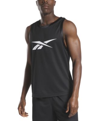 Reebok - Men's Basketball Mesh Logo Tank