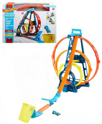 the Triple 3 Loop Track Builder Ultimate Race Track Playset