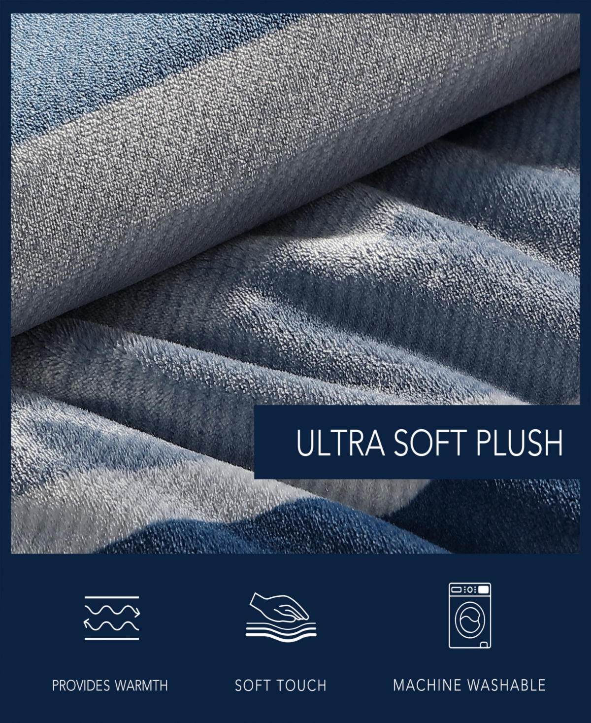 Closeout! Nautica Linden Ultra Soft Plush Fleece 2 Piece Comforter Set,