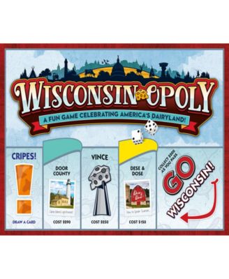 Wisconsin-Opoly Classic Board Game With a Wisconsin Twist