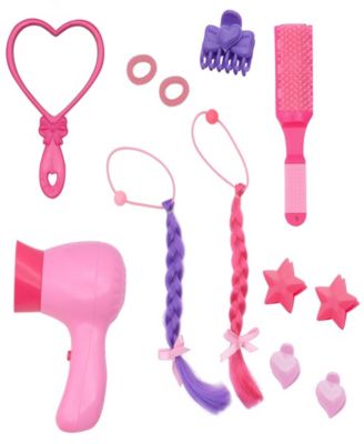 Talking Hair Styling Playset 16 Piece 12" Doll Playset, New Adventures, Children's Pretend Play, Ages 3 and up