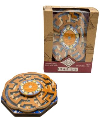 Dendera Zodiac Wooden Puzzle - Constellation Maze Brain Teaser With Ball Bearings, Medium Difficulty (Ages 14+)