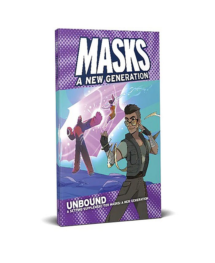 Magpie Games Masks a New Generation Unbound Expansion Rpg Book, Softcover, Superhero Tabletop