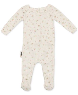 Maniere - Baby Girls Ditsy Floral Footie