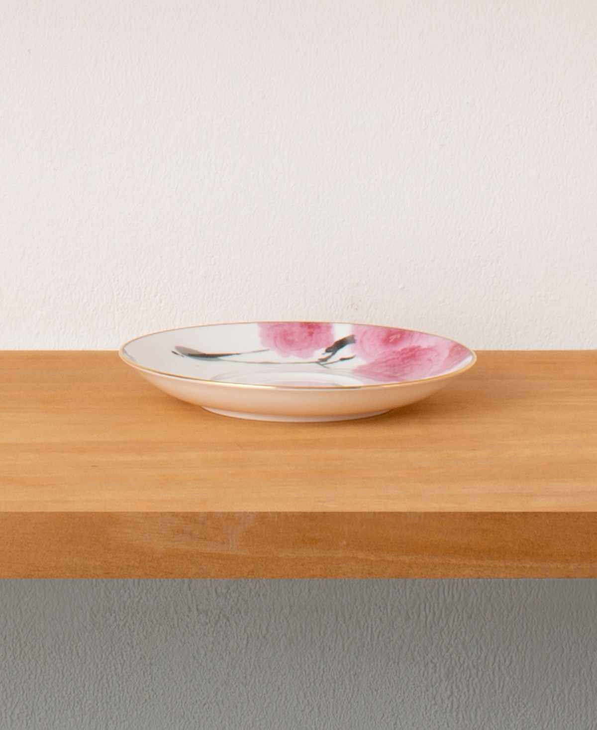 Noritake Yae Set of 4 Saucers, - White And Pink