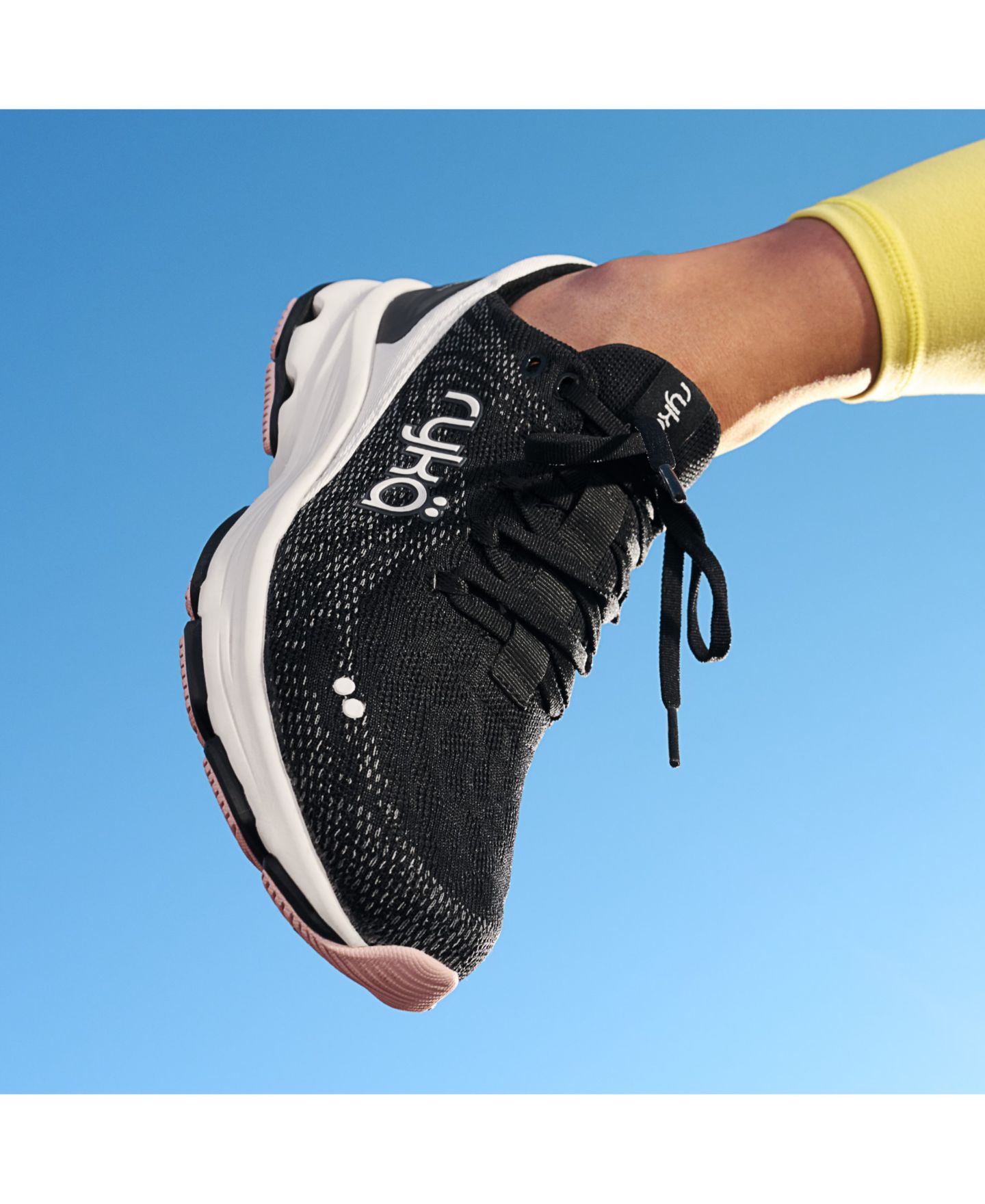 Женские кроссовки Ryka Devotion X Lace Up Walking, цвет: Чёрный сетчатый — фото 5