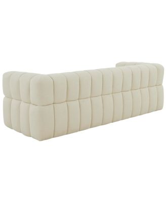 Calyna 90" Channel Tufted Boucle Sofa