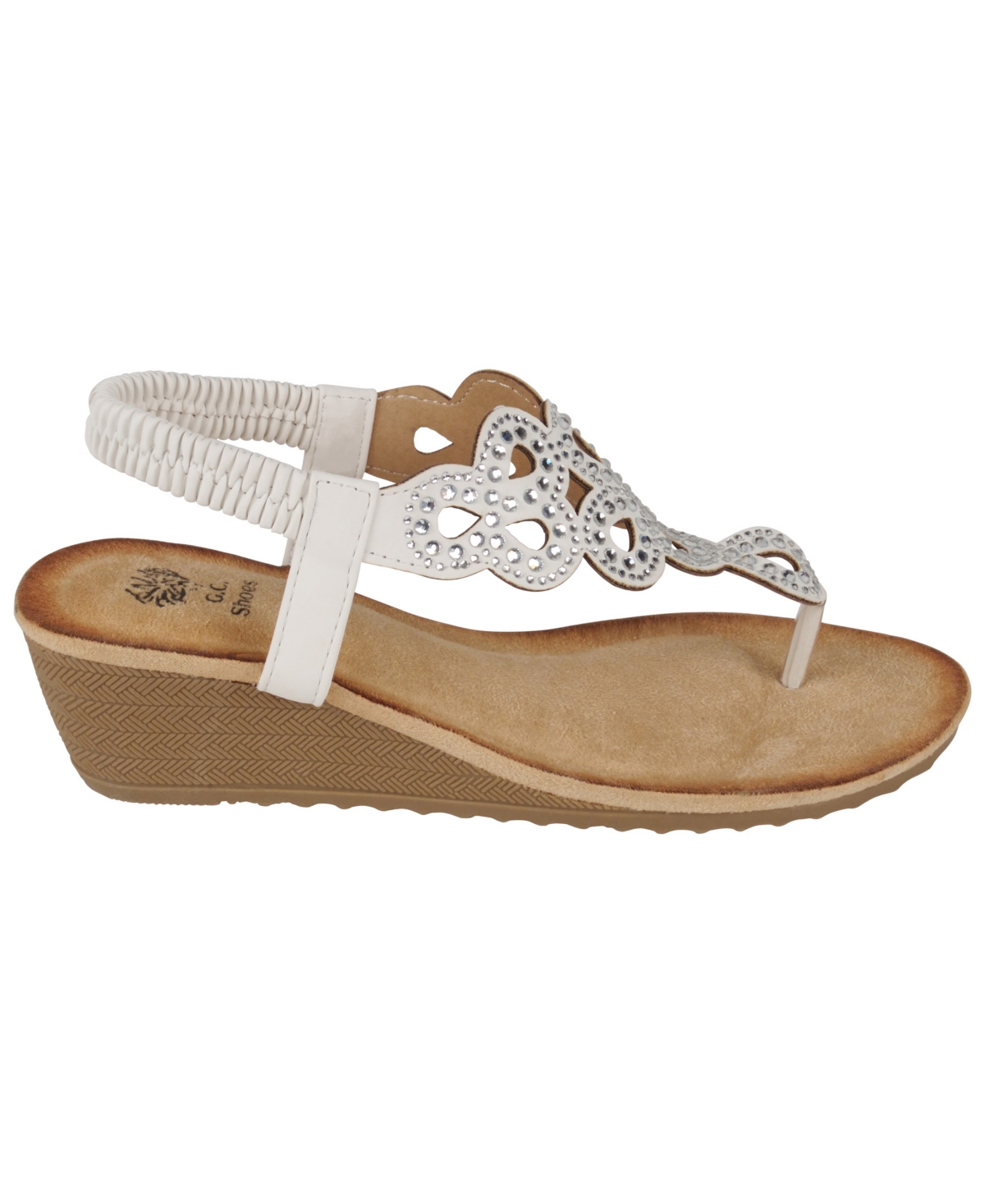 Gc Shoes Women's Madelyn Embellished Wedge Sandals