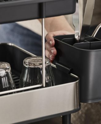 Excel Steel 2-Tier Stainless-Steel Dish Rack